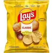 Lay's Classic Potato Chips Snacks, Gluten Free Snack Chips, 1 oz