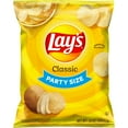 thumbnail image 1 of Lay's Classic Potato Snack Chips, Party Size, 13 oz - 2 Pack, 1 of 5