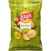 Lay's Dill Pickle Potato Snack Chips, 7.75 oz Bag