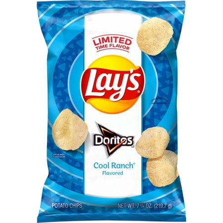 Lay's Doritos Cool Ranch Flavored Potato Chips, 7.75 oz Bag