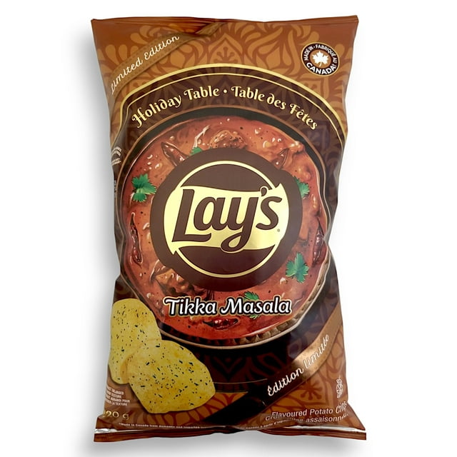 Lay's Holiday Table Tikka Masala Flavored Potato Chips, 220g/7.76 oz ...