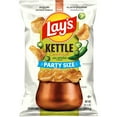 thumbnail image 1 of Lay’s Jalapeno Kettle Cooked Potato Chips Party Size Bag, 12.5 oz, 1 of 7