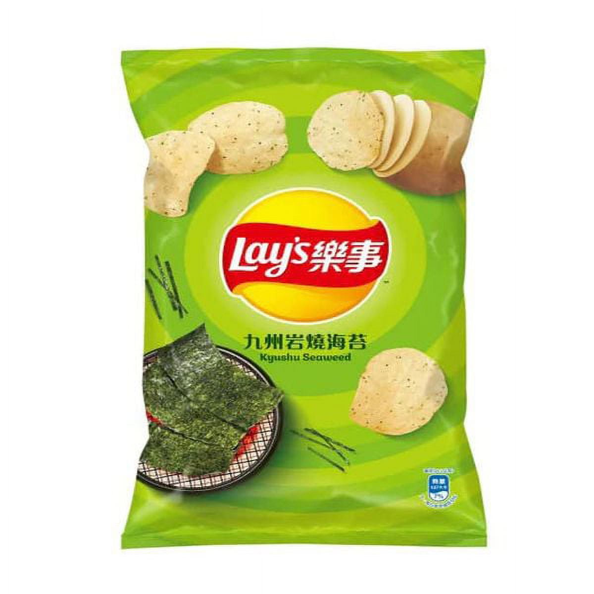 Lay's Kyushu Seaweed Flavored Potato Chip 3oz / 85g