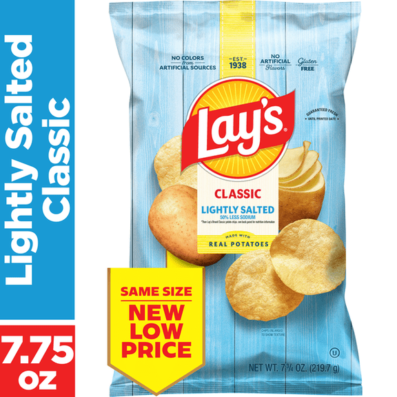 Lay's Lightly Salted Classic Potato Chips