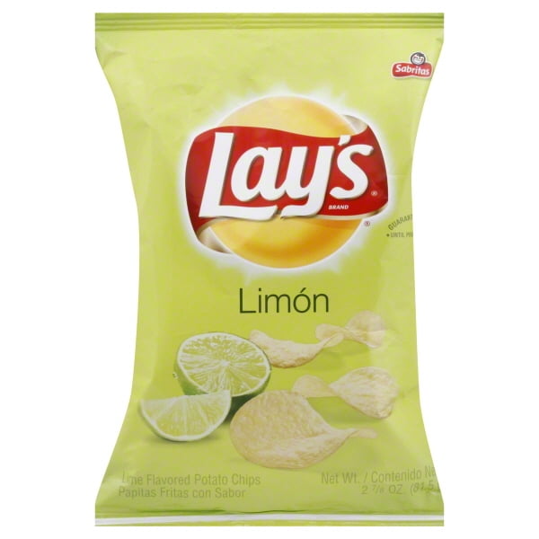 Lay's Limon Potato Chips 2.87 oz. Bag