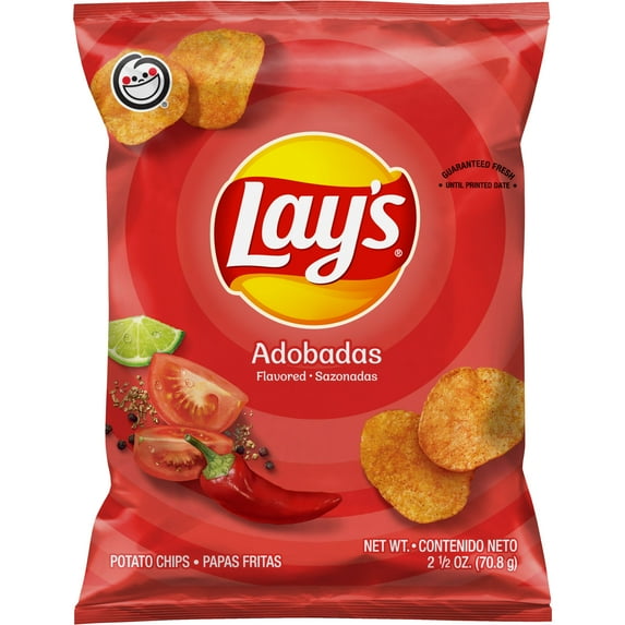 Lay's Potato Chips Adobadas Flavored, 2.5 oz Bag