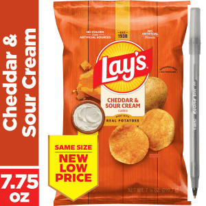 Lay's Potato Chips Cheddar & Sour Cream