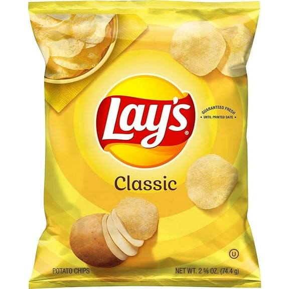 Lay's Potato Chips Classic, 2.62 Oz