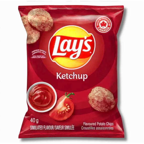 Lay's Ketchup Potato Chips 40g (1.41 oz)