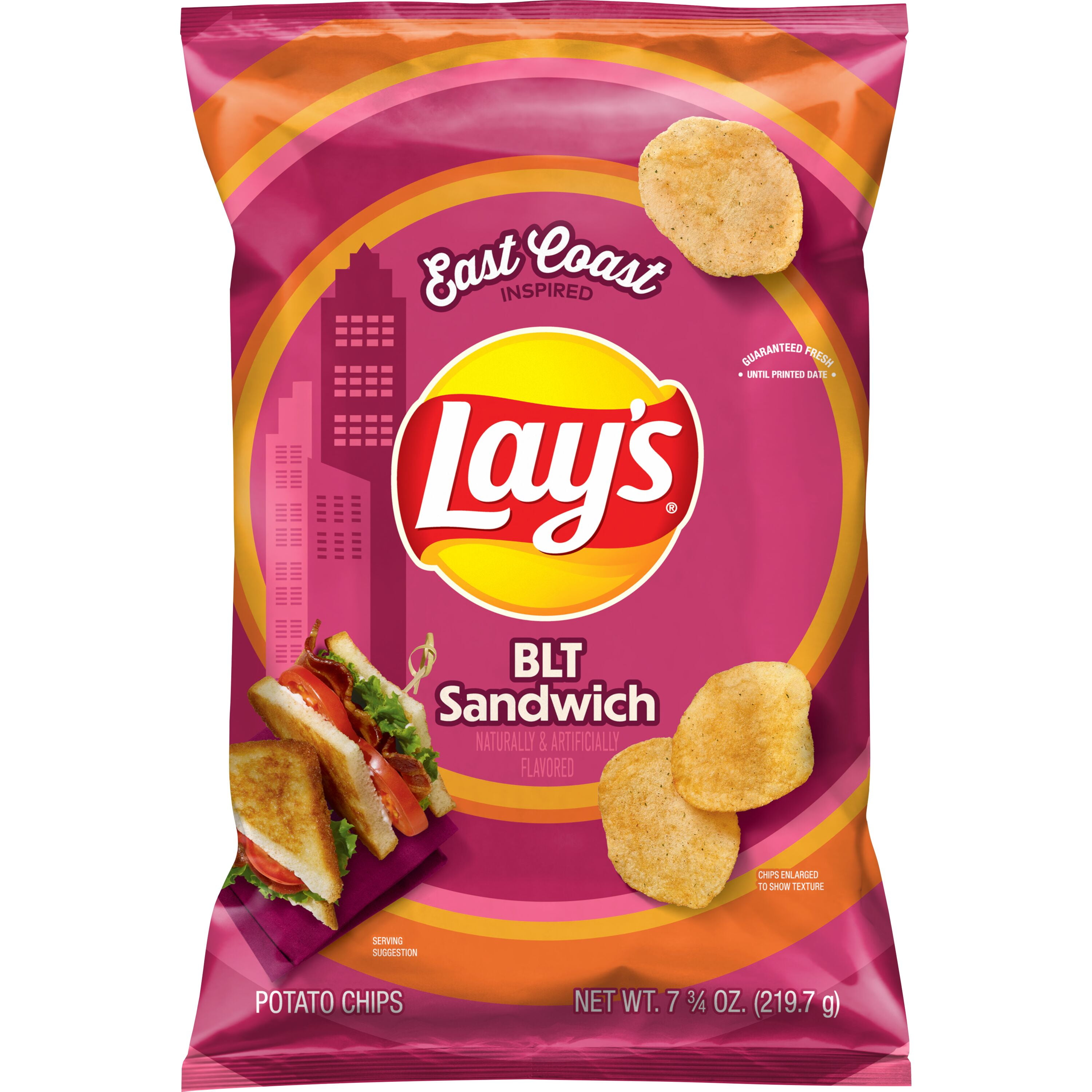 Lay's Potato Chips Summer BLT Flavored 7.75 oz Bag