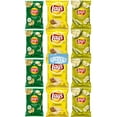 thumbnail image 1 of Lay's Potato Chips Ultimate Variety | 4 Sour Cream and Onion | 4 Classic | 4 Dill Pickle | Value Pack Bundled by SUPERDEALS | 1.5 Oz Bag | Pack of 12 with Mystery Gift, 1 of 8
