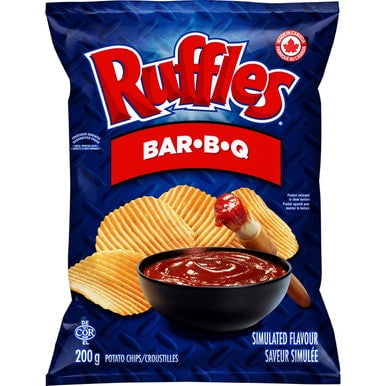 Ruffles Bar-B-Q Potato Chips 200g/7.1 oz