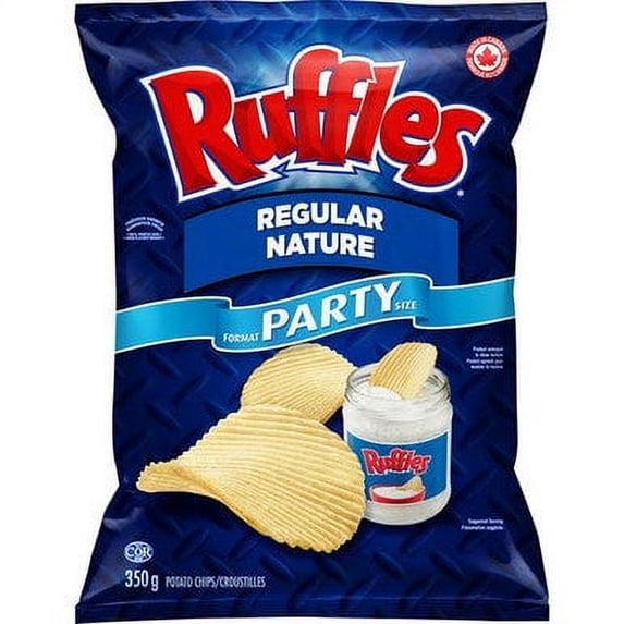 Lay's Ruffles Regular Potato Chips 350g/12.3 oz