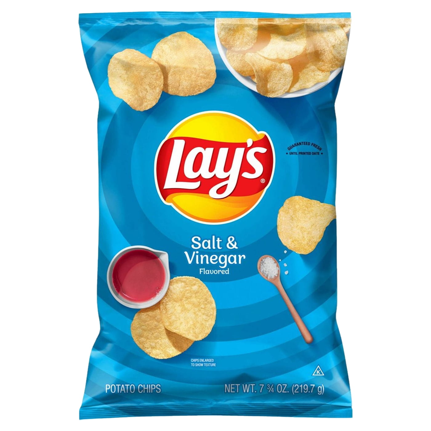 Lay's Salt & Vinegar Flavored Potato Chips - 7.75oz