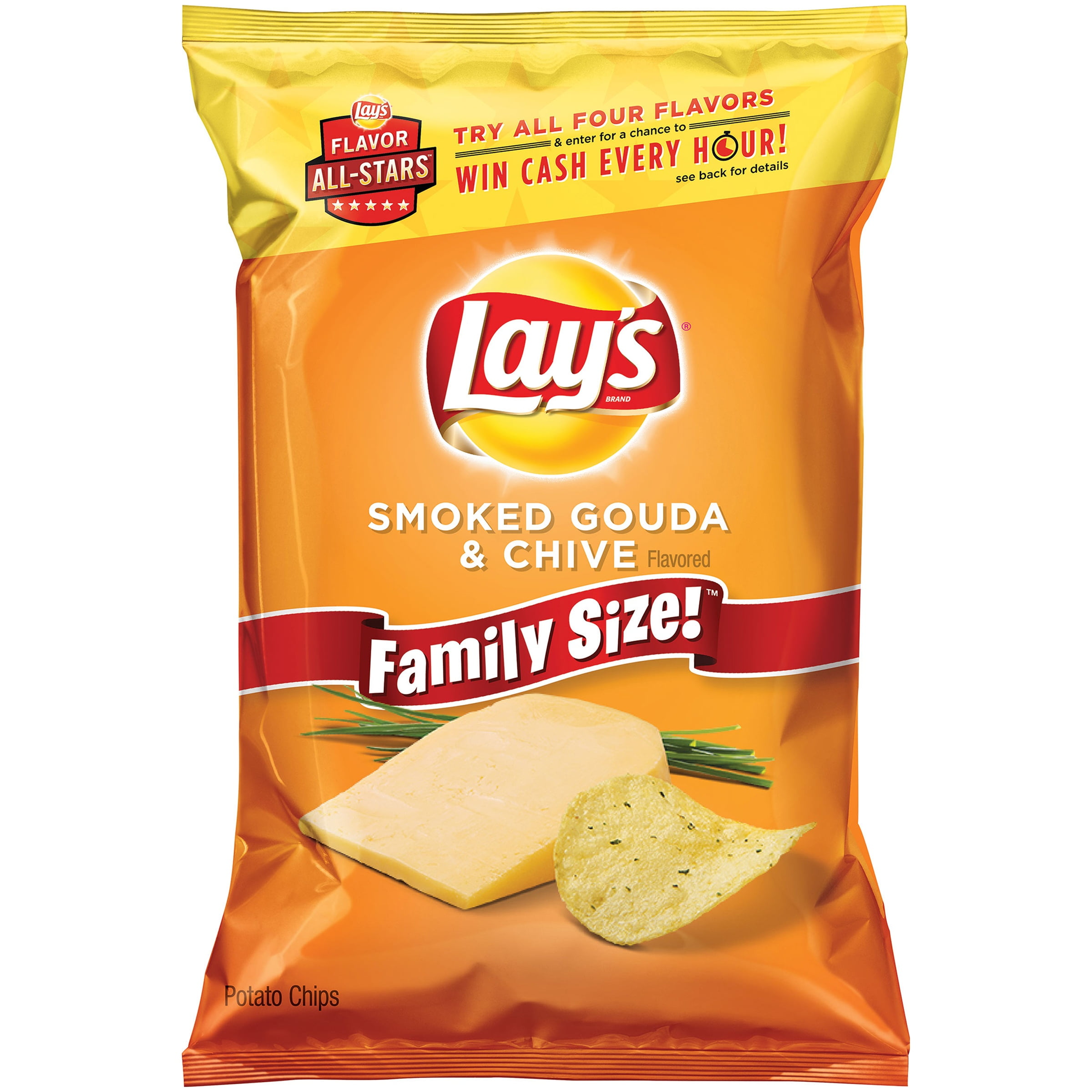 Lay's Smoked Gouda & Chive Potato Chips, 9.75 Oz.