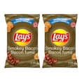 thumbnail image 1 of Lays Smokey Bacon Potato Chips, 235g/ 8.3oz, 2-Pack, 1 of 4