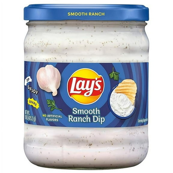 Lay's, Smooth Ranch Dip, 15 oz