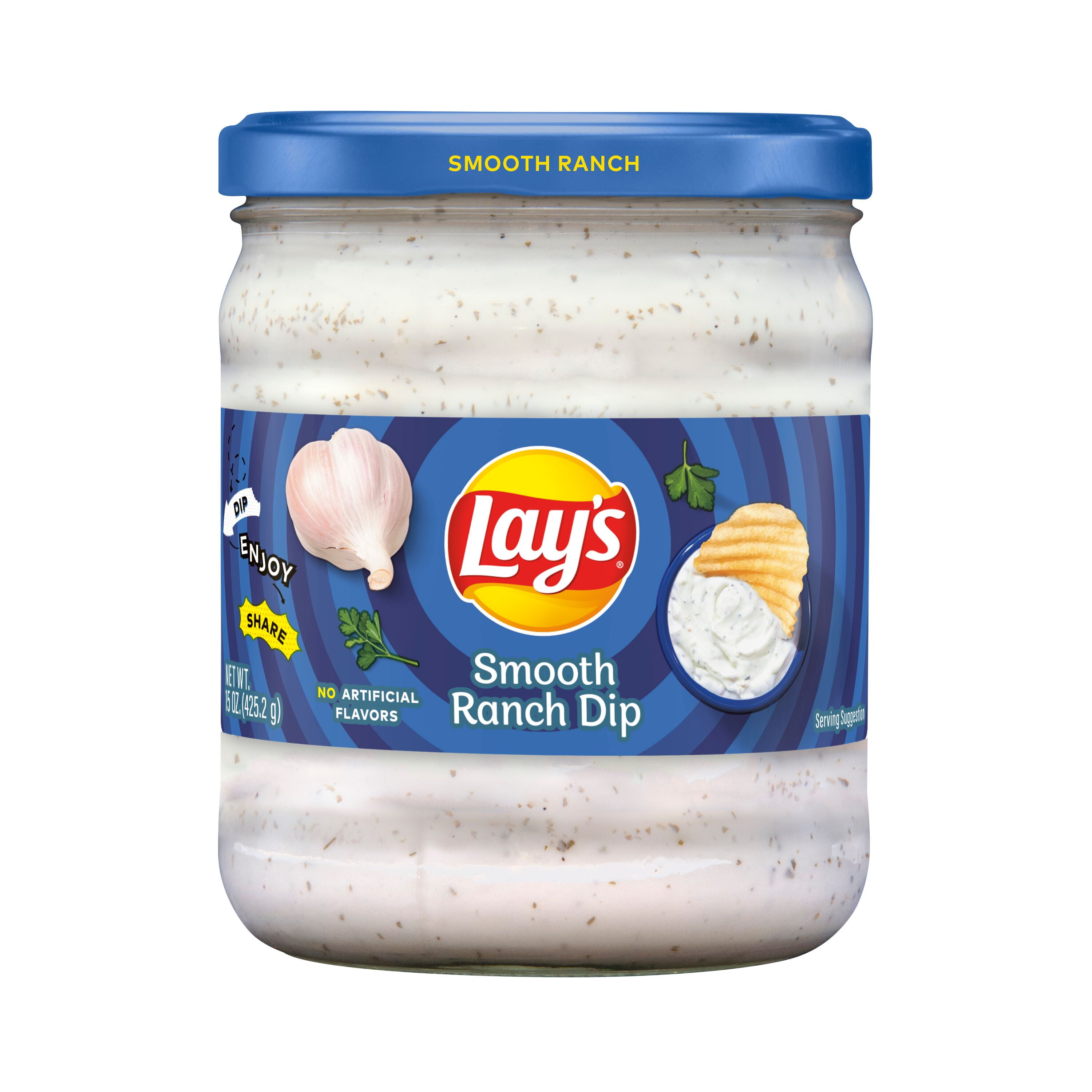 Lay's Smooth Ranch Dip Spread, 15 Ounce Jar