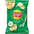 thumbnail image 1 of Lay's Sour Cream & Onion Flavor Potato Chips, 7.75 oz Bag, 1 of 5