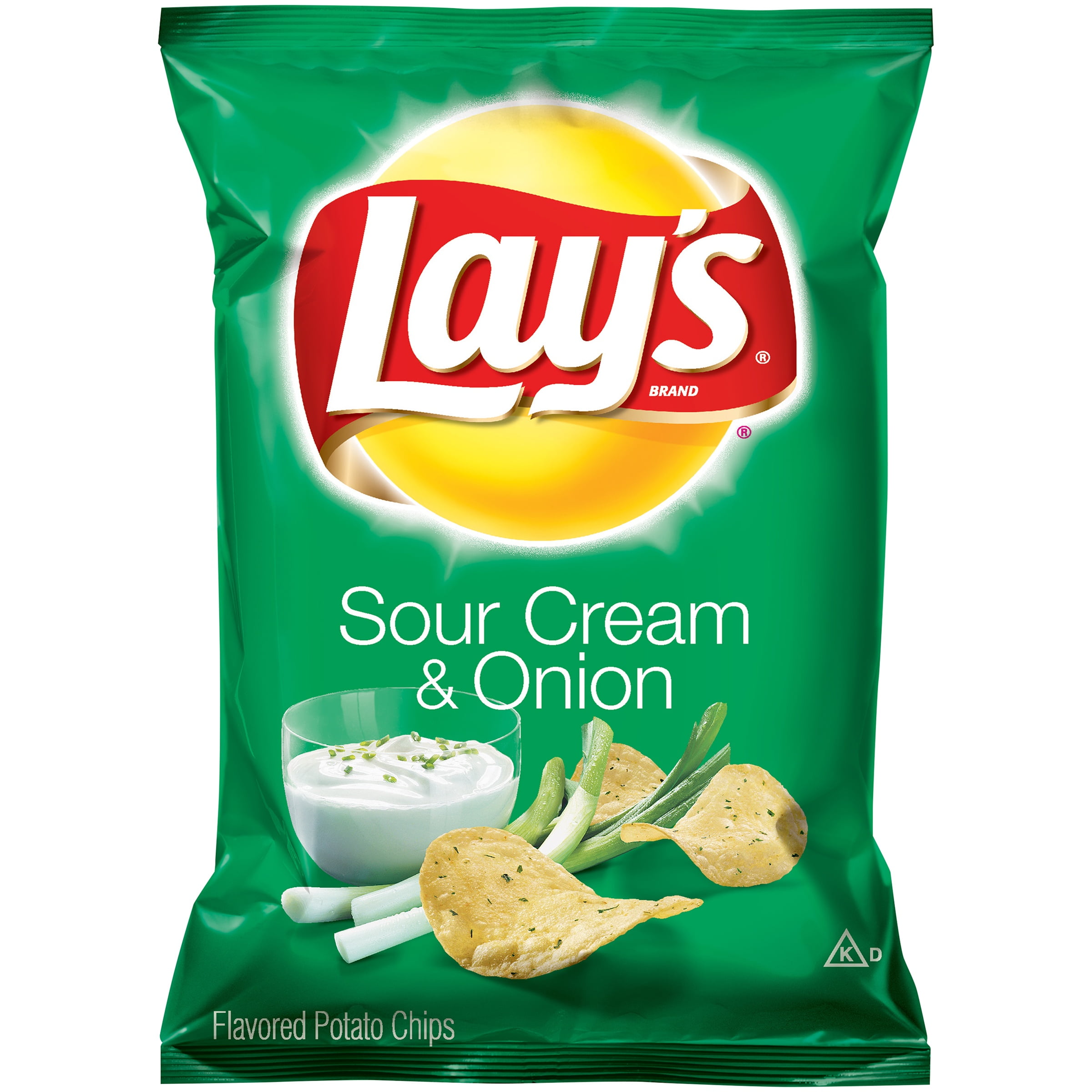 Lay's® Sour Cream & Onion Flavored Potato Chips, 1 oz - Gerbes Super Markets