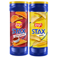 thumbnail image 1 of Lay's Stax Mesquite Barbecue and Original Flavored Potato Crisps Crunchy Delicious Chips Snacks for Kids Adult Lunchbox Halloween Trick or Treats Birthday Party Gifts - Pack of 2, 1 of 7