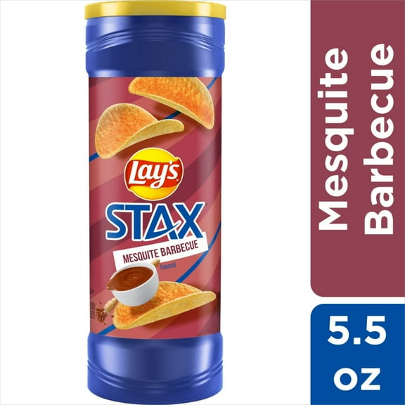 Lay's Stax Mesquite Barbecue Potato Chips