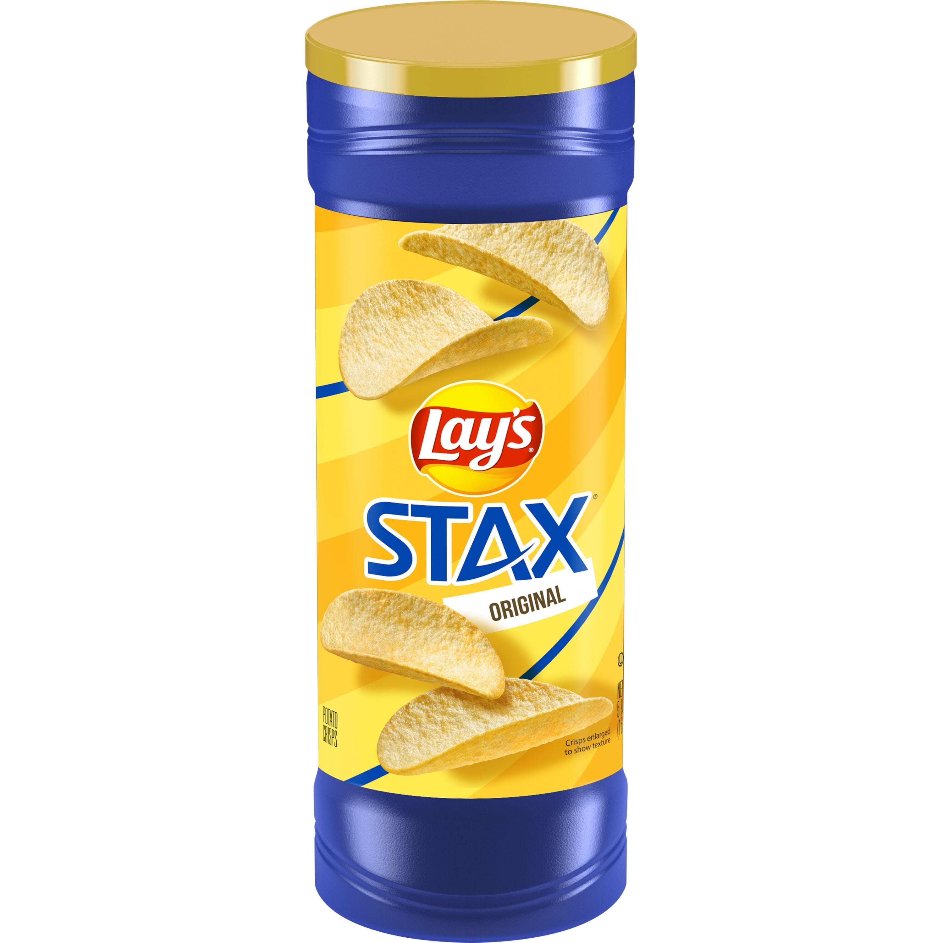 Lay's Stax Original Potato Chips, 5.75 oz, Plastic Canister