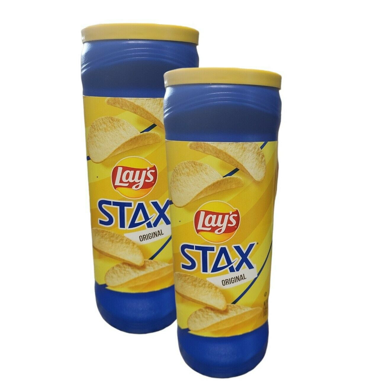 Lay's Stax Regular Potato Chips, 5.5 oz. (2 Pack) - Walmart.com