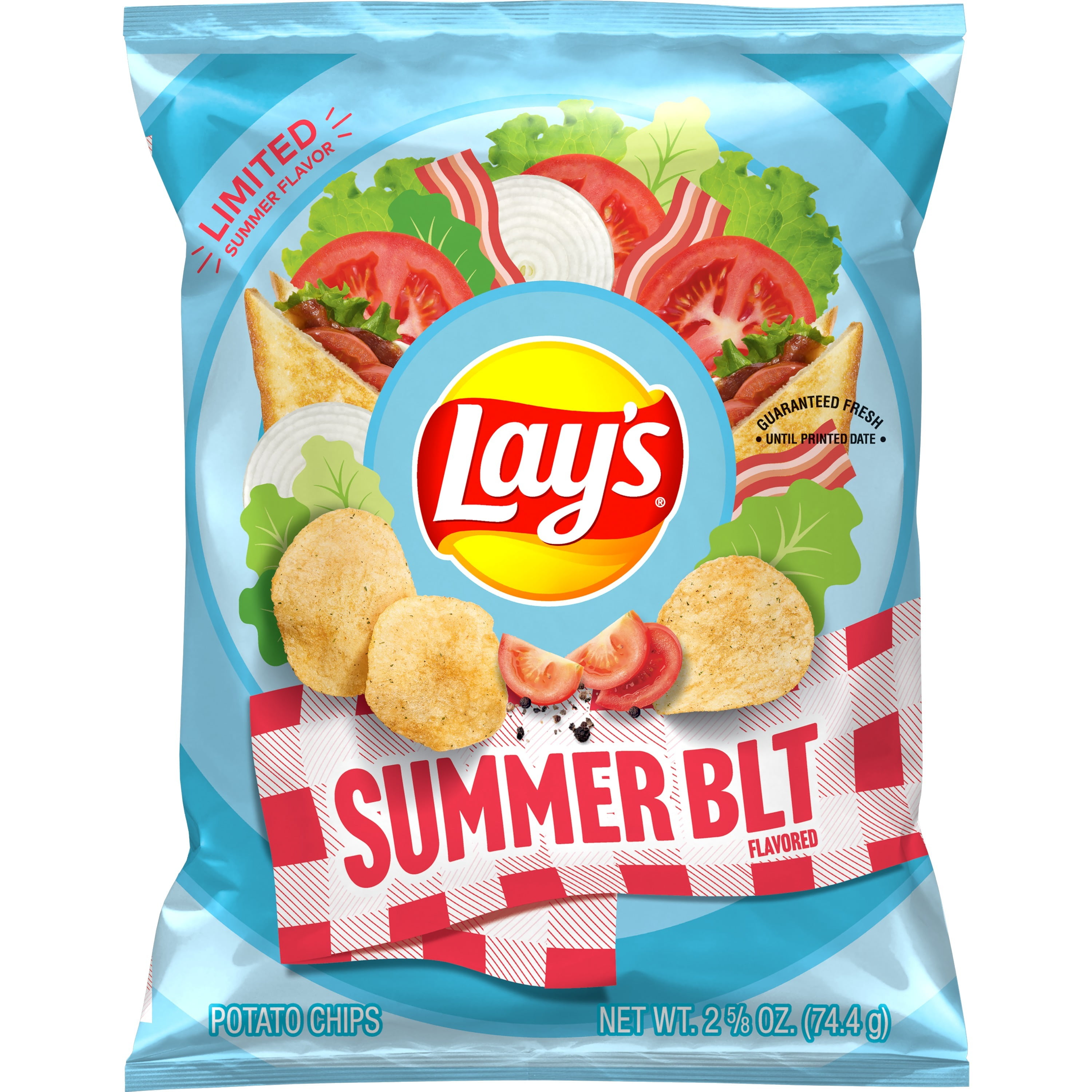Lay's Summer Blt Flavored Potato Chips, 2 5/8 oz