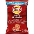 thumbnail image 1 of Lay's Wavy Old Fashioned Ketchup Potato Chips, 235g/8.3 oz, 1 of 4