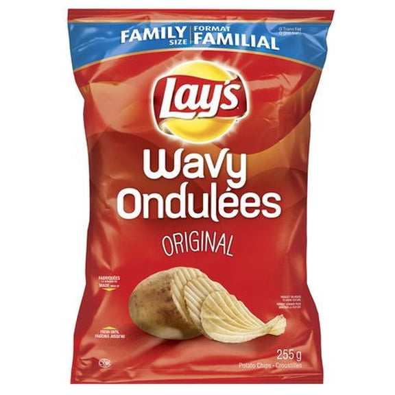 Lay's Wavy Original Chips 255g/9 oz