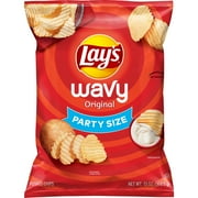Lay's Potato Chips, Wavy, 13 Oz