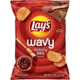 thumbnail image 1 of Lay's Wavy Potato Chips Barbecue Flavor Hickory BBQ, 7.5 Oz ( Pack of 4 ), 1 of 1
