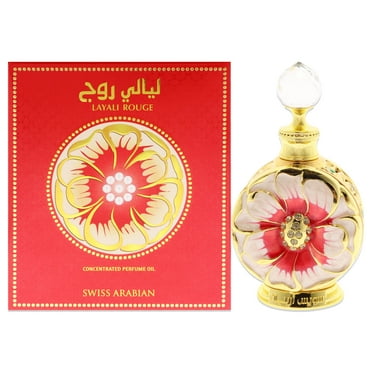 Layali Rouge by Swiss Arabian, Perfume Oils for Women, 0.5 oz