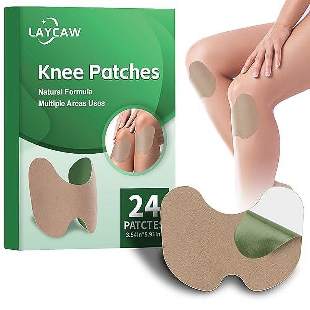 Laycaw Pain Relief Patches, Knee 24 Count, Knee Shoulder and Neck Heat