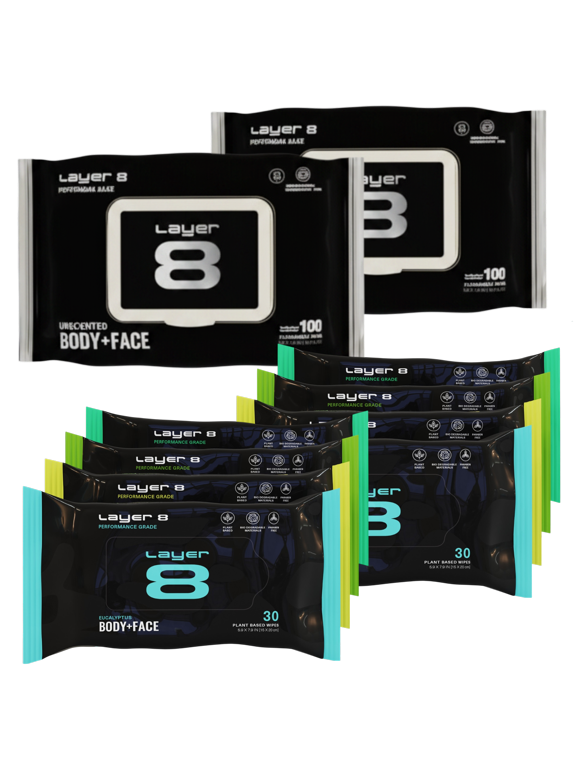 Flushable wipes by Layer Eight