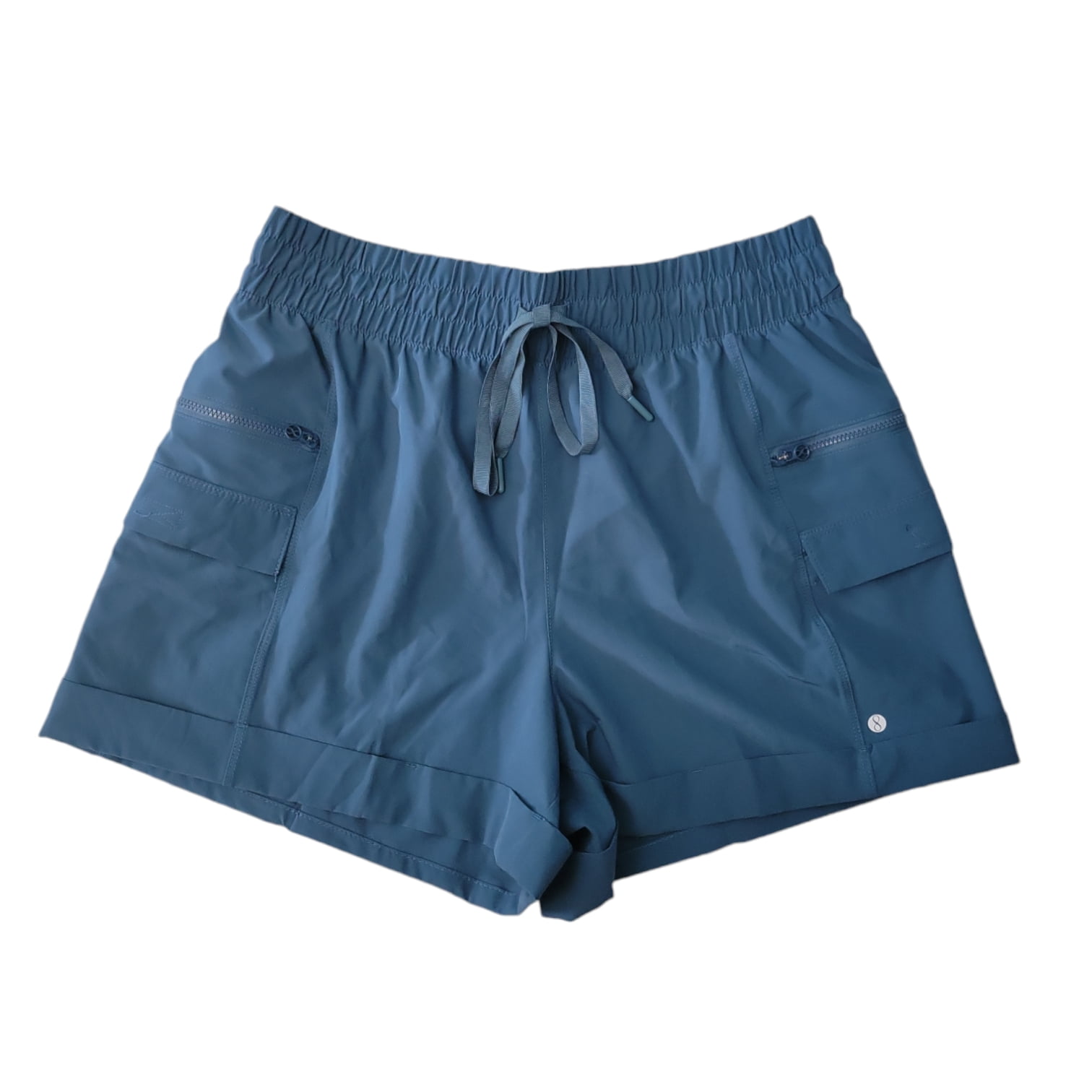 パンツ LARGE POCKET SHORTS SFC NAVY L High-Waisted PowerSoft Pocket Biker Shorts -- 6-inch inseam