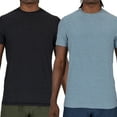 thumbnail image 1 of Layer 8 Men's 2 Pack Shirts- Moisture Wicking Performance Workout Tee Shirt Tops for Men, 1 of 7