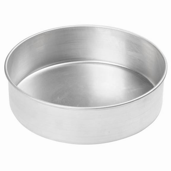 Winco ACP-123 Round Layer Cake Pan, Aluminum - 12 in. Dia. x 3 in.