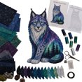 thumbnail image 1 of Layer DIY Art Patchwork Kit, Animal Sewing Craft Set, Quilted Wall Hanging, Beginner Friendly Home Decor Making Kit, 1 of 7