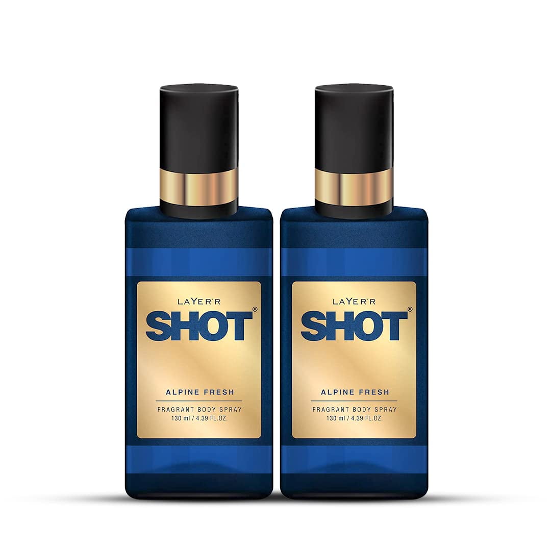 Layer'r Shot Alpine Fresh Fragrant Body Spray Combo For Men - Pack Of ...
