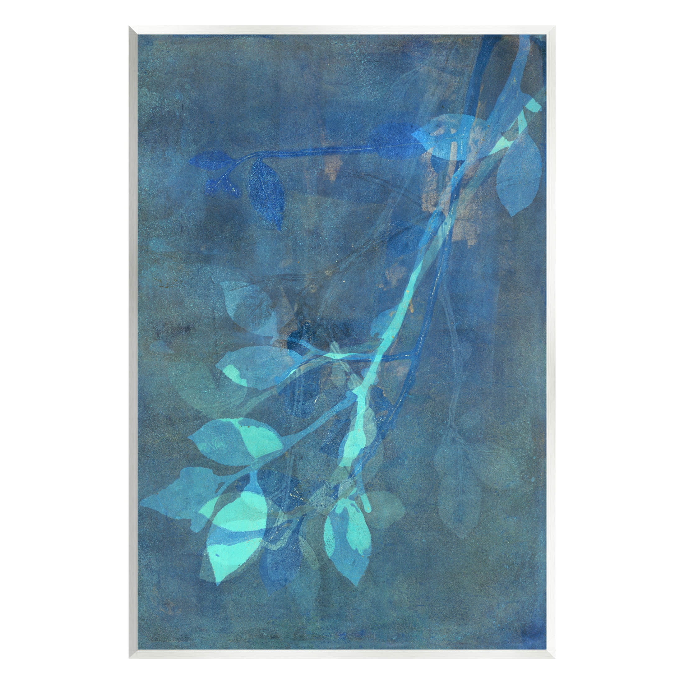 Layered Abstract Botanical Leaves Botanical & Floral Graphic Art Unframed Art Print Wall Art