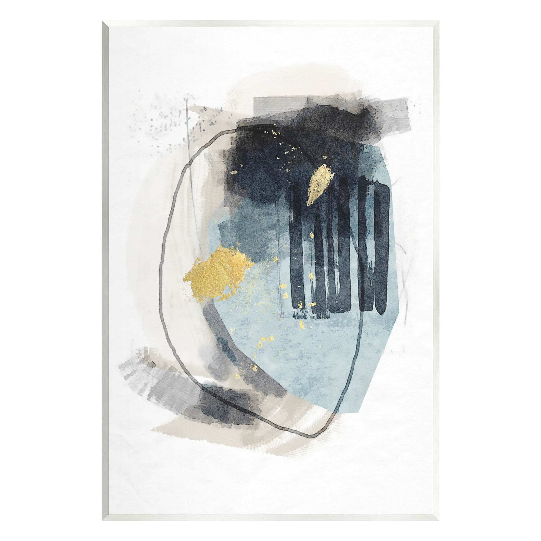 Layered Abstract Circle Shapes Abstract Graphic Art Unframed Art Print Wall Art