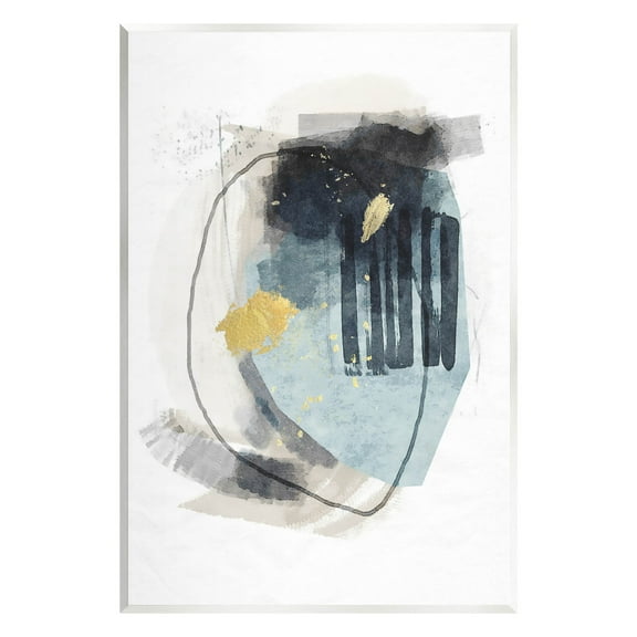 Layered Abstract Circle Shapes Abstract Graphic Art Unframed Art Print Wall Art