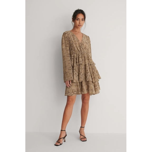 Layered Flounce Dress