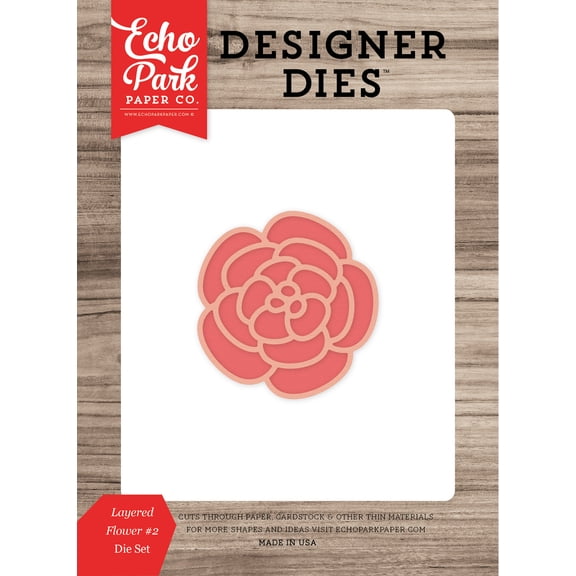 Layered Flower #2 Medium Die Set