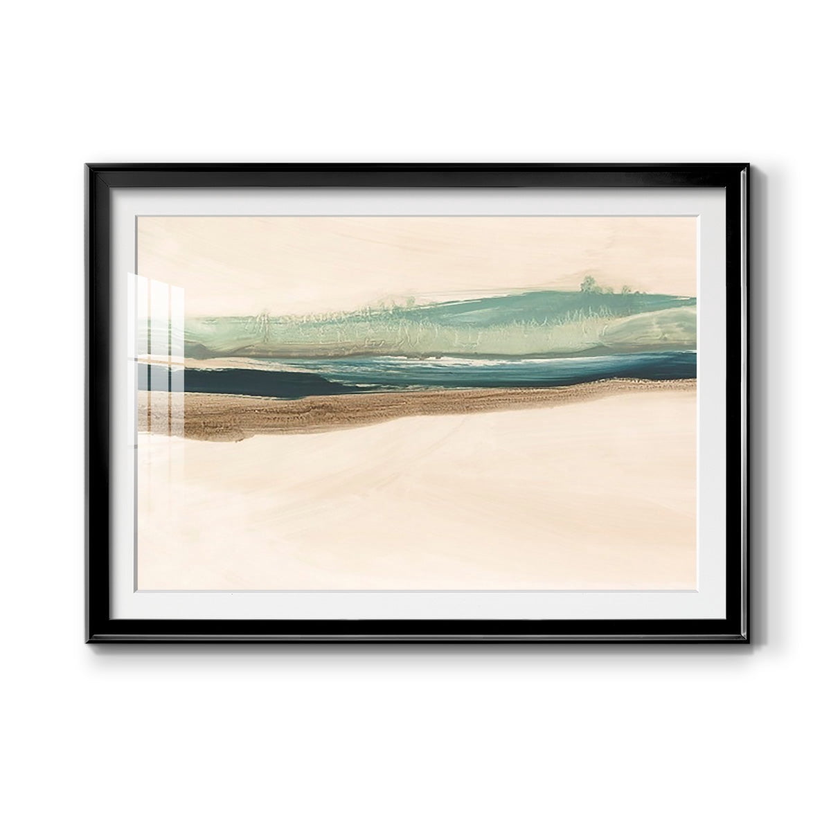 Layered Horizon II Premium Framed Print - Ready to Hang