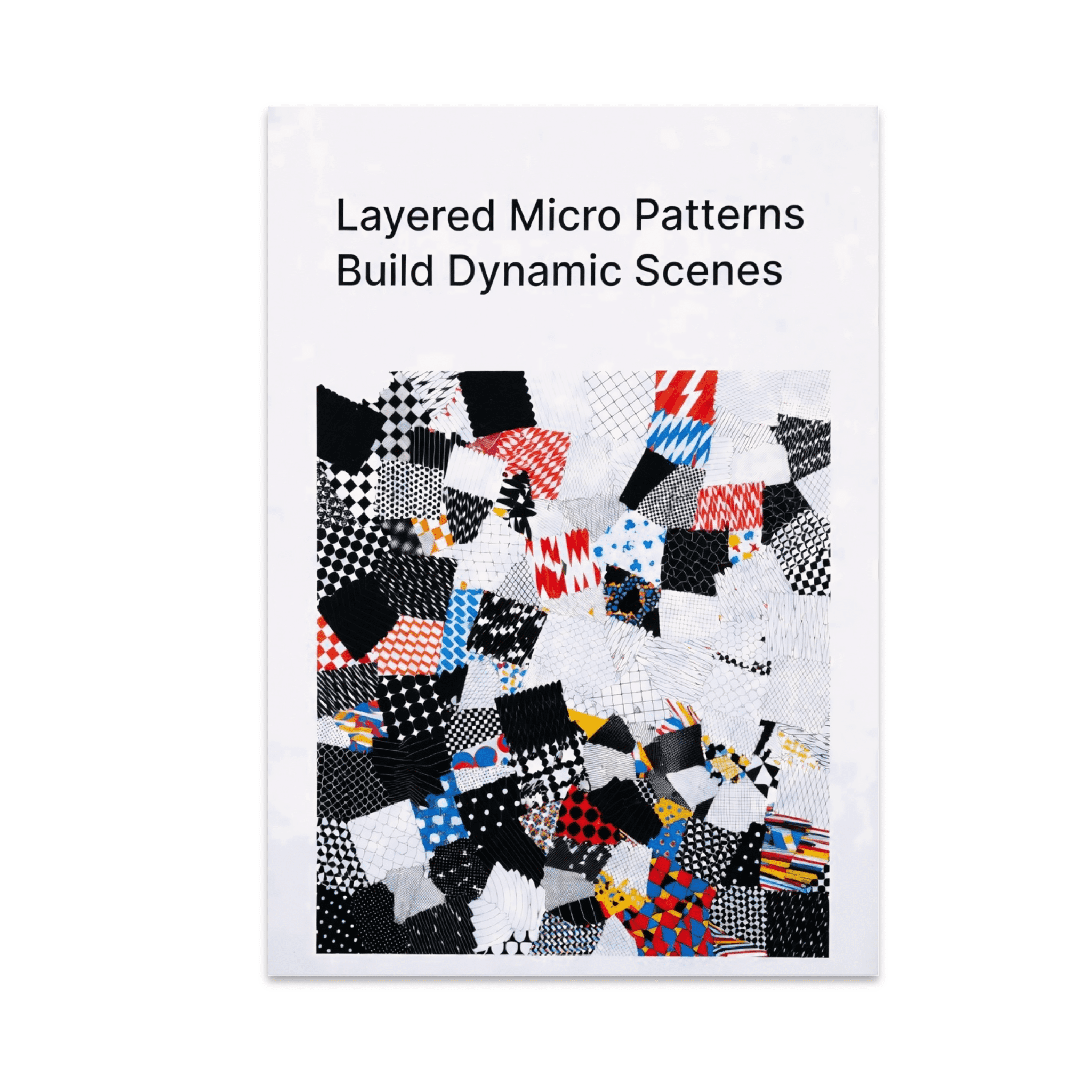Abstract Micro Pattern Layered Micro Patterns Build Dynamic Scenes - Art Enthusiast - 13x19 ...