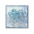 thumbnail image 1 of Layered Octopus Coral Botanicals Animals & Insects Graphic Art Gallery Wrapped Canvas Print Wall Art, 1 of 7
