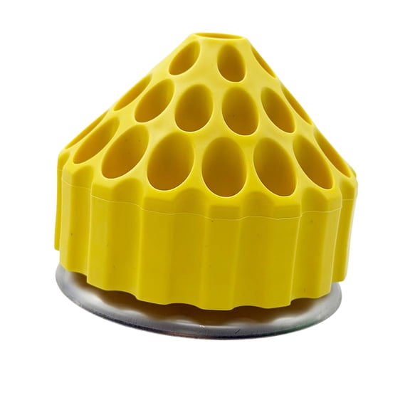 Layered Rotating Tool Bit Organizers Case Plastic Construction Rotating Bur Holder For Workshop Efficiency And Storage